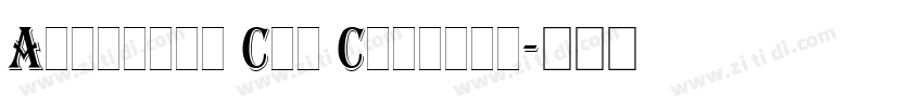Algerian Com Condens字体转换